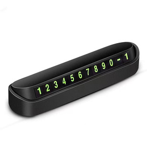 Hidden Temporary Parking Sign Magnetic Vehicle Number Plate One Click Hide Plastic Creative Multi Functional License Plate - Product Image 4