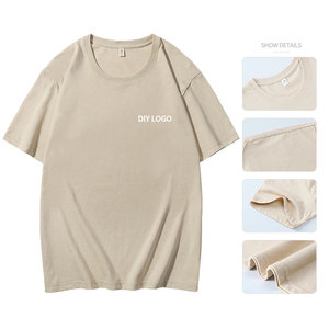 เสื้อยืดสีพื้นผ้าคอตตอนผสมโพลีเอสเตอร์ทรงฮิป<span class=keywords><strong>ฮ</strong></span>อ<span class=keywords><strong>ป</strong></span> บริการรับผลิตเสื้อยืดแบรนด์ส่วนตัวสำหรับแฟชั่นสตรีท - Product Image 3
