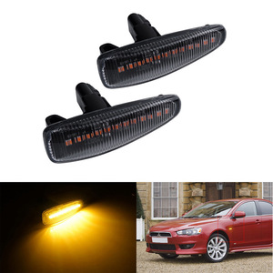 Luces indicadoras laterales LED Mirage para Mitsubishi Lancer Evo X 8351A001, repuesto para señal de giro del coche - Product Image 5