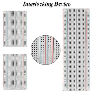 Aismartlink MB-102 màu đỏ và màu xanh dòng <span class=keywords><strong>Breadboard</strong></span> 830 lỗ <span class=keywords><strong>Breadboard</strong></span> thử nghiệm kết nối hội đồng quản trị 165*55*10mm - Product Image 3