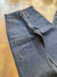 Jeans en denim japonais à jambes larges tendance, jeans amples pour femmes, pantalons stretch, jeans boyfriend pour femmes, jeans pour femmes - Product Image 3