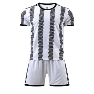 泰国足球制服足球衫条纹复古足球衫足球衫