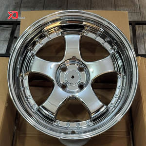 Labio de pulido profundo de rueda forjada de 2 piezas en 18 19 20 pulgadas 5x112 5x114,3 5x120 5x100 para Work Skyline GTR R32 R33 R34 370Z G20 G30 - Product Image 4