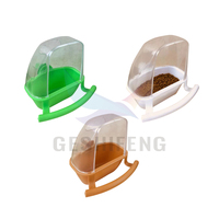 GESHIFENG GA-2416 Nouveau Style Mangeoire pour Cage à Oiseaux Perroquet Bol Suspendu à l'Eau Mangeoire pour Perruche Multicolore