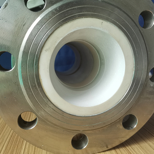 Válvula de Bola de Acero Inoxidable Forjado DN80 PN16, Resistente a Químicos, con Revestimiento Cerámico, Flanqueada, de Paso Completo, con Actuador Neumático - Product Image 1