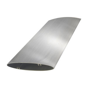 कारखाने-प्रत्यक्ष कस्टम एल्यूमीनियम एक्सट्रूज़न प्रोफ़ाइल वास्तुकला शेडिंग कटिंग वेल्डिंग सेवाओं के साथ लाउवर फिन - Product Image 2