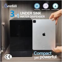 Refroidisseur d'eau compact sous évier, directement de l'usine, pour usage domestique et commercial, eau froide et eau gazeuse pétillante