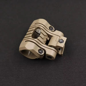 Abrazadera de Liberación Rápida para Linterna Táctica en Casco, Adaptador Universal de 25mm para Linterna, para Uso en Exteriores y Entrenamiento - Product Image 3