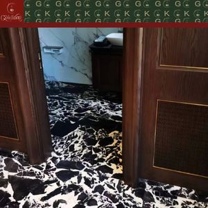 Dalles <span class=keywords><strong>de</strong></span> <span class=keywords><strong>marbre</strong></span> noir Nero Marquina GOLDKING pour revêtements <span class=keywords><strong>de</strong></span> sol, salons, halls d'hôtel, polies, grands projets, découpe sur mesure, format jumbo - Product Image 4