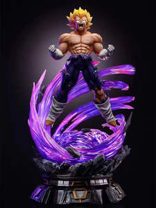 Figurines lumineuses en gros de 30 cm, statues de dragon BAII <span class=keywords><strong>Migatte</strong></span> No Gokui Vegeta, 2 têtes interchangeables, modèle Figura, figurine en PVC, jouets d'anime - Product Image 6