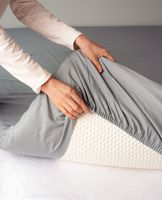 Ensemble de housse de couette moderne en bambou 100% pur tissé, 4 pièces, taille king, 300tc, garni de laine, toutes saisons, personnalisable