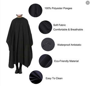 Cape de coiffure imperméable personnalisée L'Oréal, certifiée usine, pour barbier et <span class=keywords><strong>coloration</strong></span> capillaire - Product Image 4