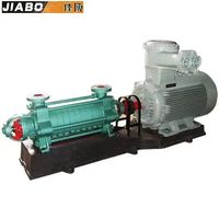 Pompa Sentrifugal Horizontal Multi-tahap JIABO Tekanan Tinggi Baja Tahan Karat Besi Pompa Distribusi Air 50HP >10.000 L/mnt