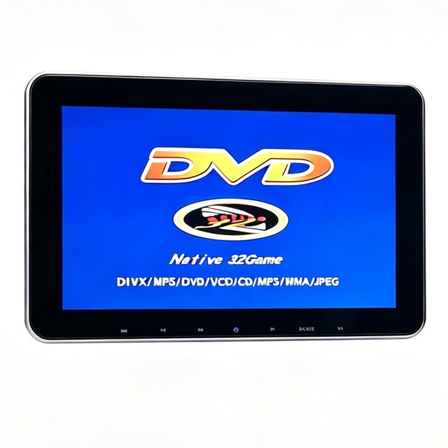 Thin Design 11.6 Inch HD Car Big Screen CD Player for D-VD FM Game USB Video Audio MP5 Player Touch Button Headrest Monitor