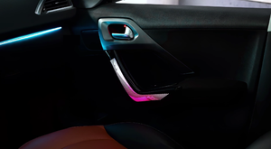 ICarsin Upgrade Symphony LED Illuminazione Ambientale Interna per Auto <span class=keywords><strong>Peugeot</strong></span> <span class=keywords><strong>2008</strong></span>, <span class=keywords><strong>Accessori</strong></span> Decorativi Atmosferici per Auto - Product Image 5