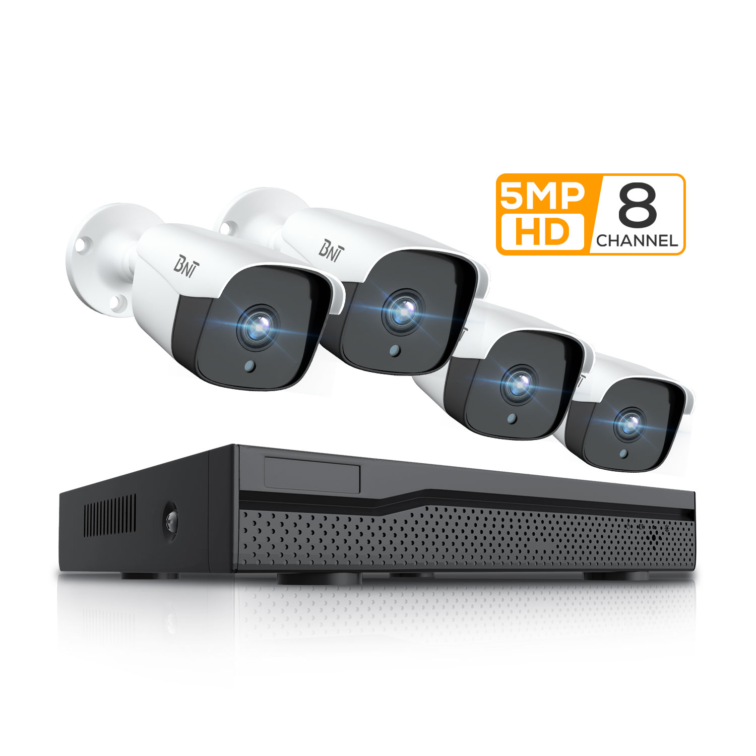 8CH 4K POE NVR Kit 5MP наружная IP66 Водонепроницаемая цилиндрическая IP 4 камера система видеонаблюдения