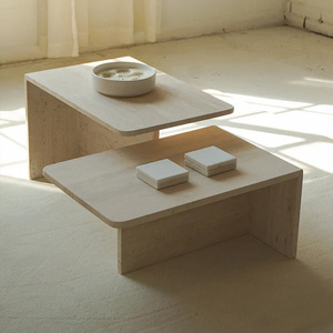 Mesas de Centro de Travertino Natural de Diseño, Modernas, Minimalistas y Modulares para <span class=keywords><strong>Hotel</strong></span> y Villa - Product Image 1
