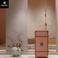Coffre-fort de style vintage en cuir, haute sécurité, antivol, pour le rangement de bijoux et d'objets de valeur