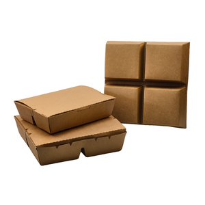 กล่องอาหารไมโครเวฟ ย่อยสลายได้ เป็นมิตรกับสิ่งแวดล้อม ใช้แล้วทิ้ง พกพาสะดวก มี 3 ช่อง - Product Image 2