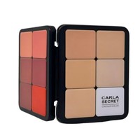Crème blush, anticernes et palette de 12 teintes à fini naturel, marque privée d'usine, logo personnalisé disponible pour le maquillage professionnel