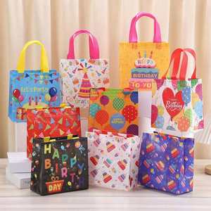 Bolsa de tela no tejida para niños, con diseño de dibujos animados, reciclable, ideal para regalos de Navidad y cumpleaños, la más vendida. - Product Image 5