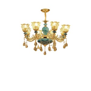 BAHE europeo <span class=keywords><strong>classico</strong></span> Hotel <span class=keywords><strong>moderno</strong></span> lampadari a soffitto di cristallo di lusso in lega di zinco lampadari e luci a sospensione Led - Product Image 6