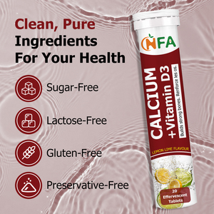 Tabletas Efervescentes Personalizables de Calcio y Vitamina D3 con Suplemento de Vitamina D3 para Fortalecer los Dientes, Huesos y Articulaciones - Product Image 2