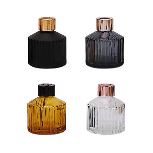 100ML vide haute qualité Reed diffuseur bouteilles en verre <span class=keywords><strong>ambre</strong></span> noir <span class=keywords><strong>gris</strong></span> <span class=keywords><strong>parfum</strong></span> essentiel diffuseur bouteille avec bouchon - Product Image 2
