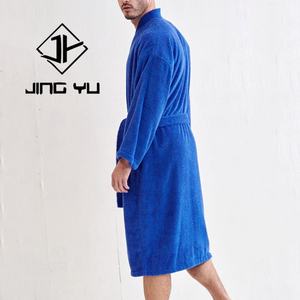 Peignoir de luxe unisexe pour hôtel, peignoir en coton éponge confortable personnalisé, peignoir en bambou pour la maison, vêtements de maison, costume pour homme - Product Image 4