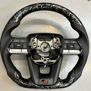Volante Deportivo de Fibra de Carbono 3D de Piel, <span class=keywords><strong>Precio</strong></span> Bajo Directo de Fábrica, para Toyota Hilux, Fortuner, <span class=keywords><strong>Land</strong></span> <span class=keywords><strong>Cruiser</strong></span> <span class=keywords><strong>GR</strong></span> - Product Image 5