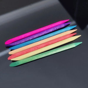 SunelPort - Juego de 100 Piezas de Brocas de Madera de Abedul Desechables de 15 cm de Largo, Broca de Doble Cabeza para Decoración de Uñas SP-303, Herramientas para Decoración de Uñas, Más Tamaños y Colores - Product Image 6