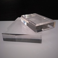 Feuille d'acrylique transparente de 3 mm avec formes personnalisées
