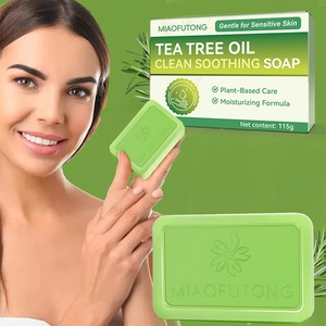 Handmade Tea Tree Oil-Control Facial Bar <b>Soap</b> for All Skin Types-Deep Cleanse & Refreshing - Product Image 2