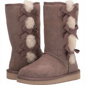 Nouvelles bottes à plateforme haute pour femme, antidérapantes, légères, confortables, doublure en fourrure, chaudes, pour l'intérieur et l'extérieur, bottes d'hiver pour femme - Product Image 1