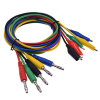 NUELEAD — prise banane de 4mm, 1M, nouveau produit, pince Crocodile en Crocodile, fil de plomb, Test