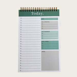 Agenda/Diario Personalizada con Espiral Dorada, Tapa de Tela, Papel B5, Sin Fecha, Planificador Diario, Semanal y Mensual, Cuadernos de Regalo, Producto Impreso - Product Image 2