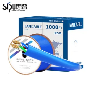 SIPU Factory direct sales 1000ft cat 5e network cable CCTV Camera 305M cat5 cable