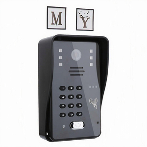 7 "RFID şifre görüntülü kapı telefonu interkom IR kamera ile 1000 TV hattı no-elektrikli Strike kapı kilidi - Product Image 3