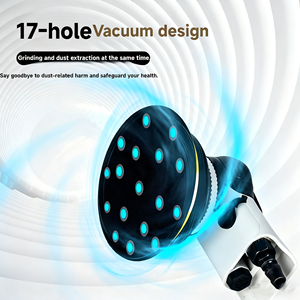 Lijadora neumática orbital PLM, pulidora neumática de 5 pulgadas, molinillo de aire de masilla de pintura, gran oferta excéntrica para uso en coche, lijadora de aire <span class=keywords><strong>Primar</strong></span> - Product Image 6