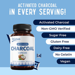 Capsules de <span class=keywords><strong>charbon</strong></span> <span class=keywords><strong>actif</strong></span>, 40 unités, dérivées de coques de noix de coco - Product Image 4
