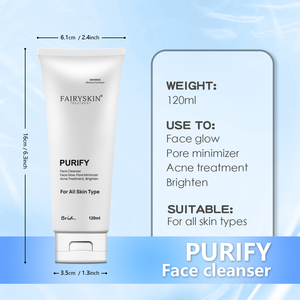 Produits <span class=keywords><strong>de</strong></span> soin <span class=keywords><strong>de</strong></span> la peau avec logo personnalisé, nettoyant hydratant pour le visage, nettoyant avancé contre l'acné et les boutons à l'aloe vera, nettoyant pour le visage contre l'acné en marque privée - Product Image 6