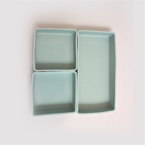 Ensemble de 4 moules de cuisson en silicone réutilisables, résistants au four et compatibles friteuse à air, pour légumes et snacks, origine Yiwu - Product Image 3