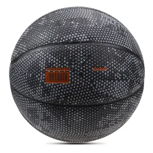 Basket-Ball de bonne qualité, nouveau Design, taille 7, PU, Logo personnalisé, ballon de basket-Ball molletonné pour l'entraînement