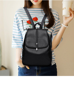 Wholesale New Custom PU <b>Leather</b> <b>Large</b> Capacity College Travel <b>Backpack</b> Women's <b>Backpacks</b> - Product Image 2