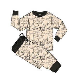 Custom Rodeo <b>Cowboy</b> Boys Western Fall Outfits Wholesale Brothers Matching Styles Toddlers Clothing Boutique Kids Factory <b>Clothes</b> - Product Image 6