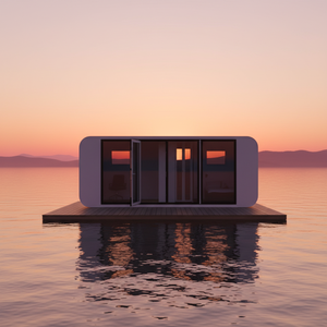 ผู้ผลิตบ้านคอนเทนเนอร์แบบโมดูลาร์ บ้านวิลล่าหรูสองชั้นแบบกำหนดเองพร้อมผนังกระจก ได้รับการรับรองมาตรฐาน CE สำหรับตลาดยุโรป - Product Image 2