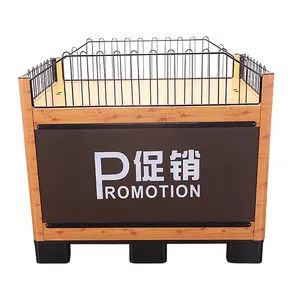 Wholesale Trade Cosmetic Grocery Retail Store Display Shelf Metal Promotion Table