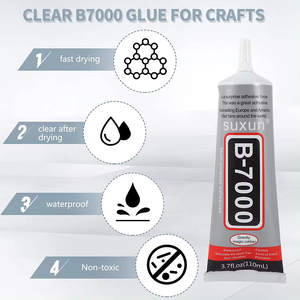 Colla Liquida Trasparente Multiuso B7000 da 15ml, 50ml, 110ml per Riparazione di Schermi Touch di <span class=keywords><strong>Cellulari</strong></span> e Fai-da-Te, Vendita all'Ingrosso - Product Image 5