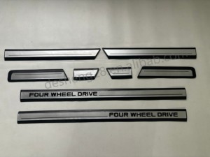 Moulures latérales de carrosserie pour <span class=keywords><strong>Toyota</strong></span> Land Cruiser FJ80 1990-2007, accessoires extérieurs pour pick-up - Product Image 2
