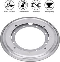 Plateau tournant à rouleaux croisés de 9 pouces, capacité de charge de 750 lb, faible bruit, base pivotante pour table ronde